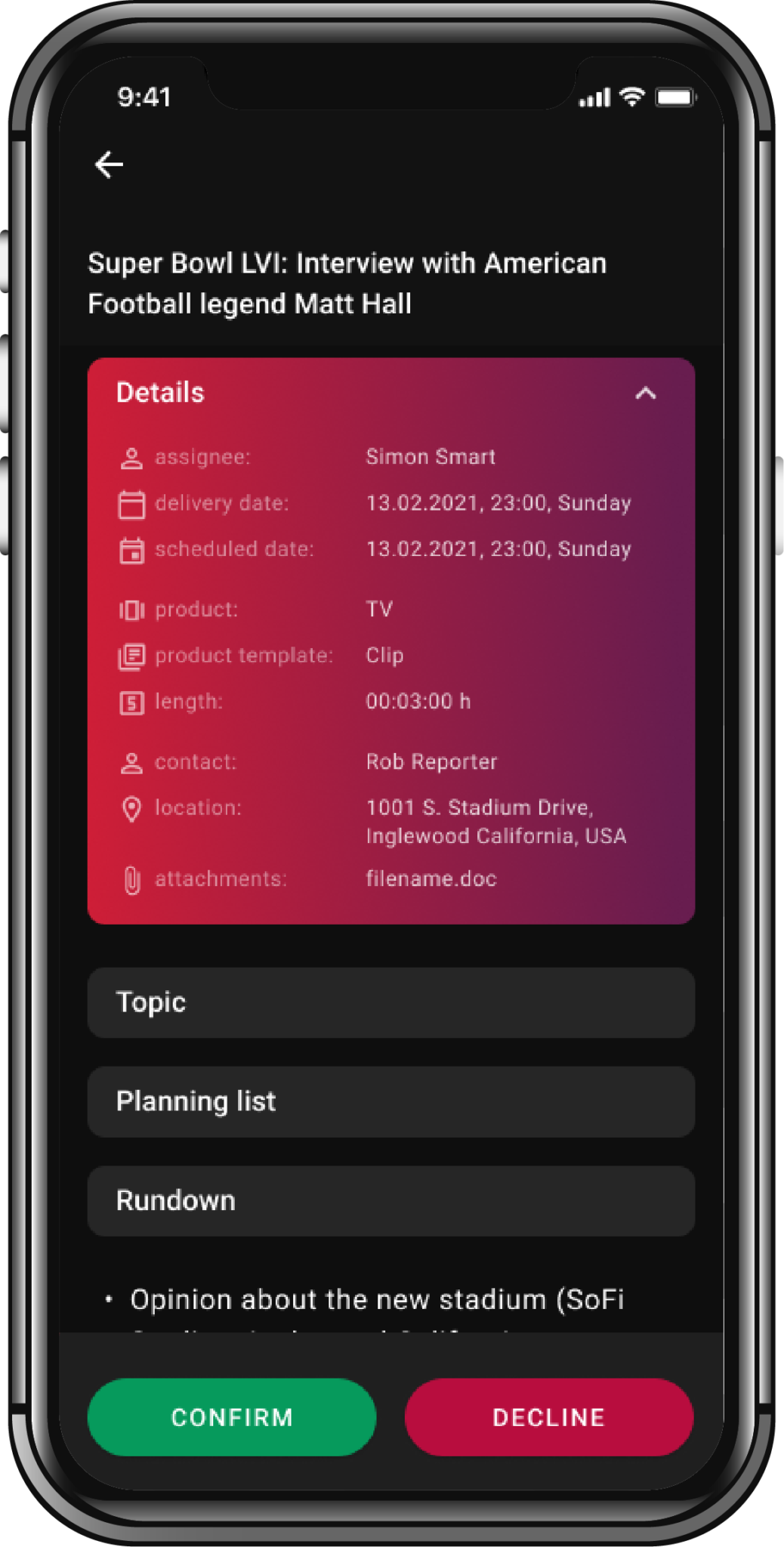 Cgi Openmedia Reporter App - IABM Single BaM Product